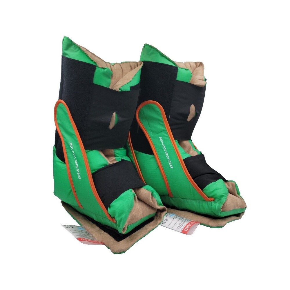 EHOB TruVue Heel Protector Boots Pair with Wedge & Anti-Foot Drop Strap